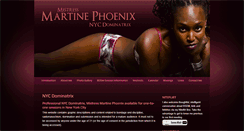 Desktop Screenshot of mistressmartinephoenix.com